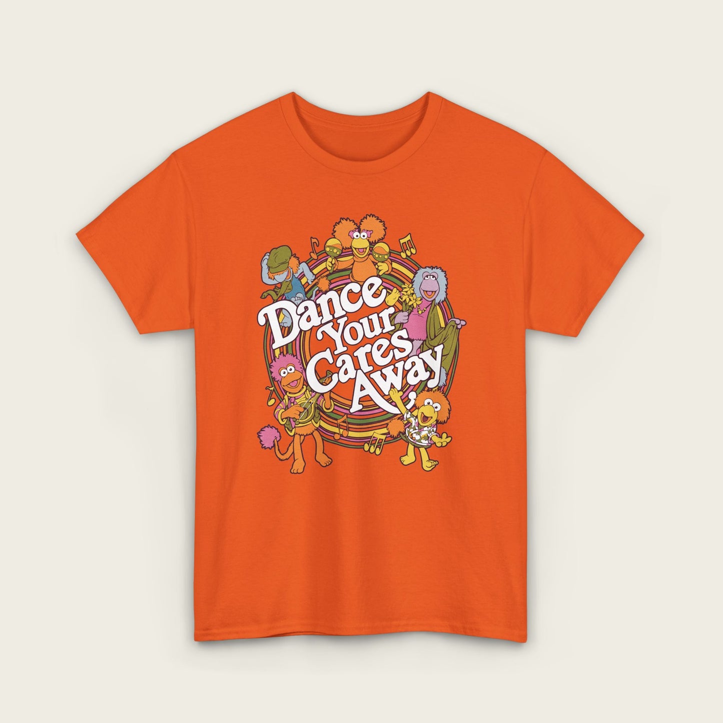 Fraggle Rock - Dance Your Cares Away Unisex Tee