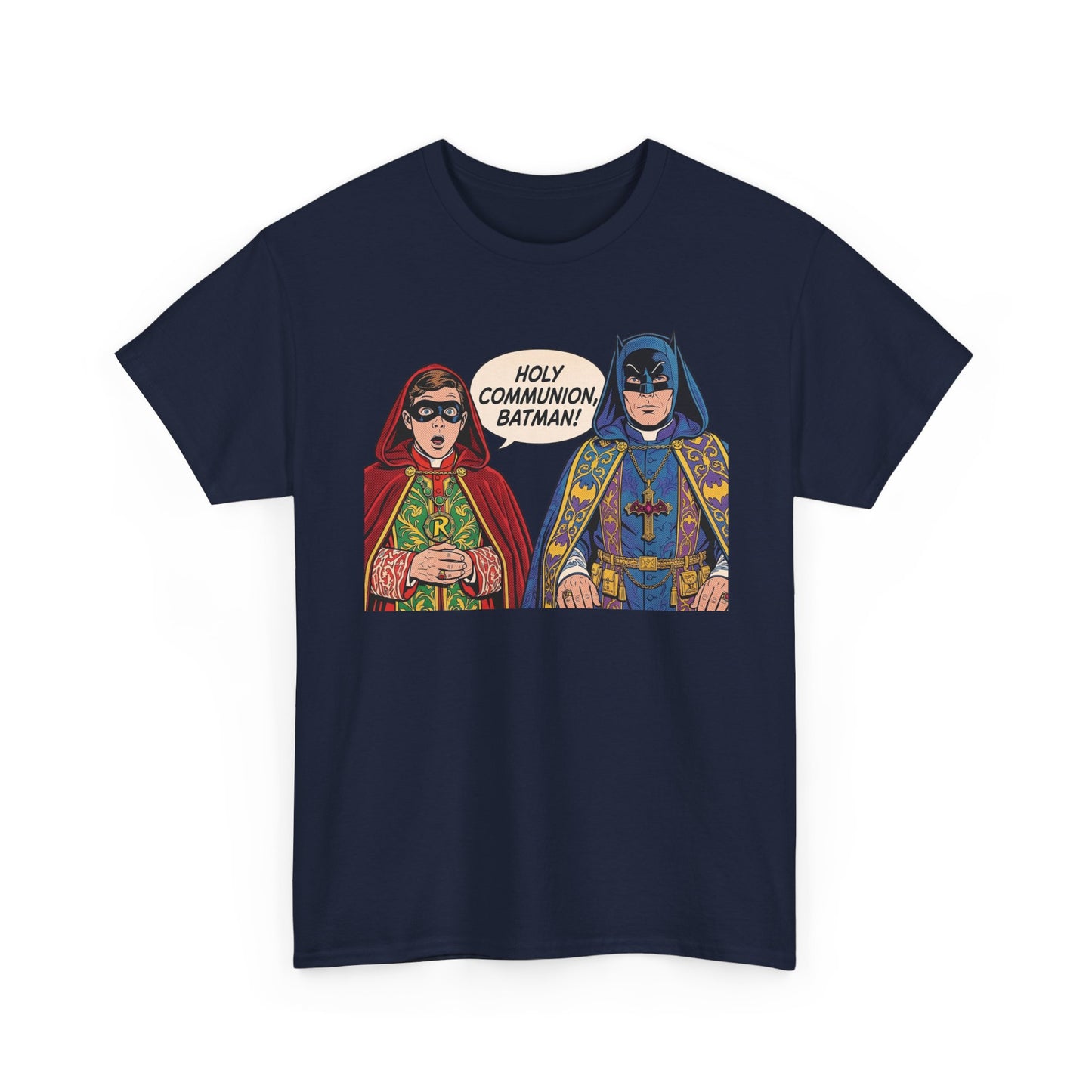 HOLY COMMUNION, BATMAN! Unisex Tee