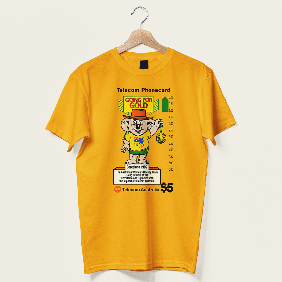 Going For Gold Phonecard Unisex Tee