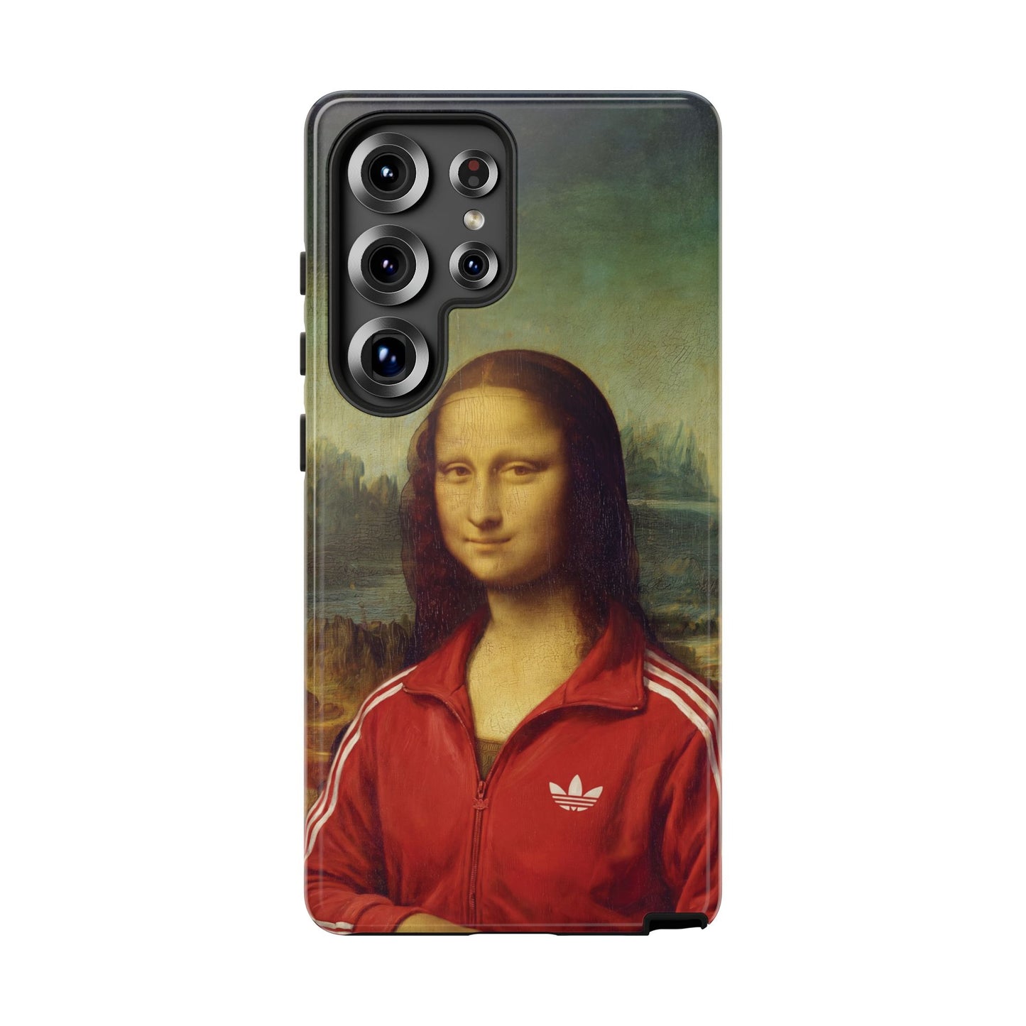 Phone Case - Three Stripe Mona Lisa Tough Protective Case