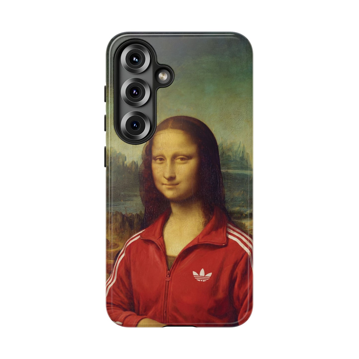 Phone Case - Three Stripe Mona Lisa Tough Protective Case