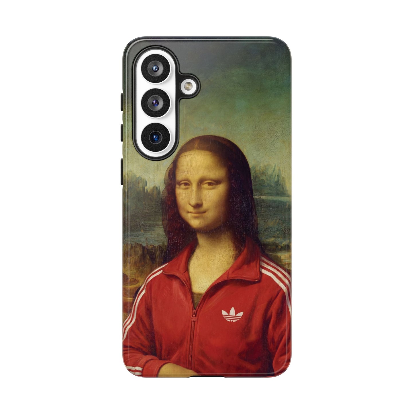 Phone Case - Three Stripe Mona Lisa Tough Protective Case