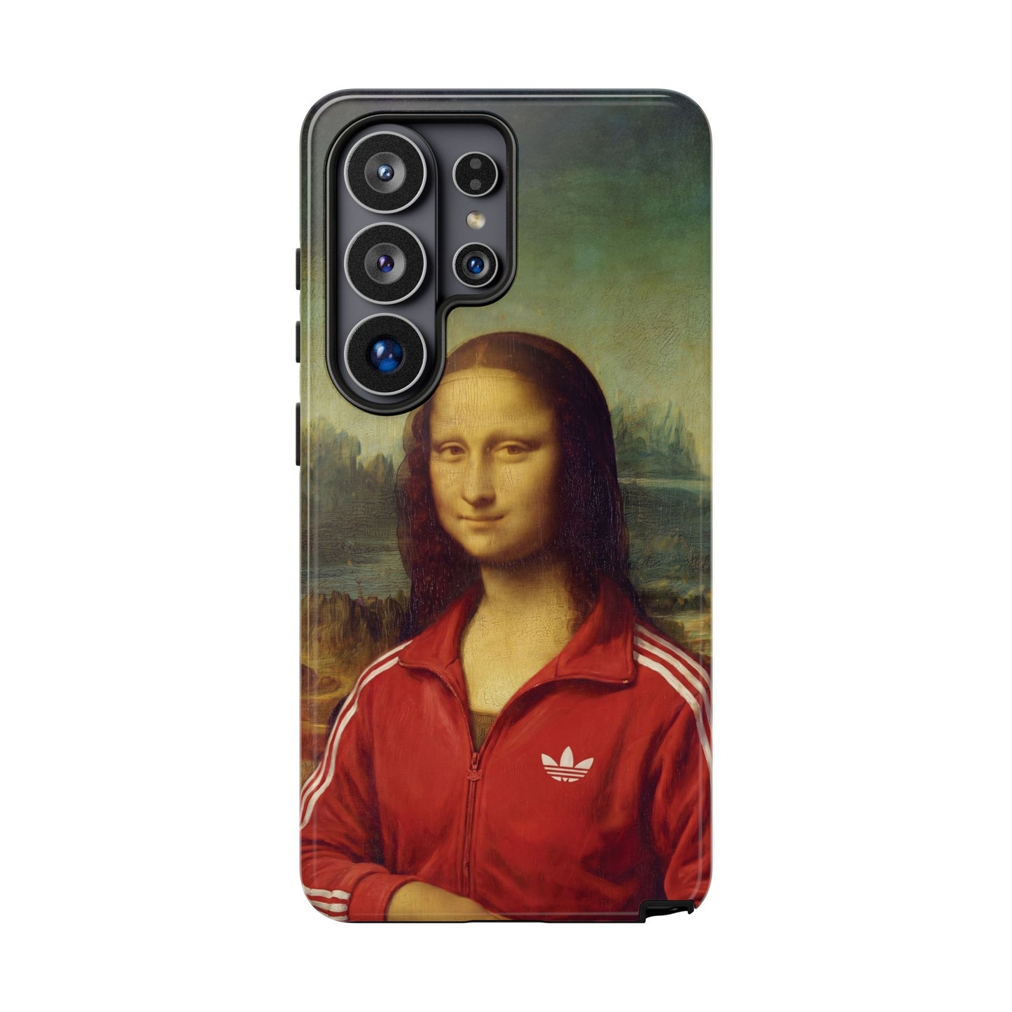 Phone Case - Three Stripe Mona Lisa Tough Protective Case