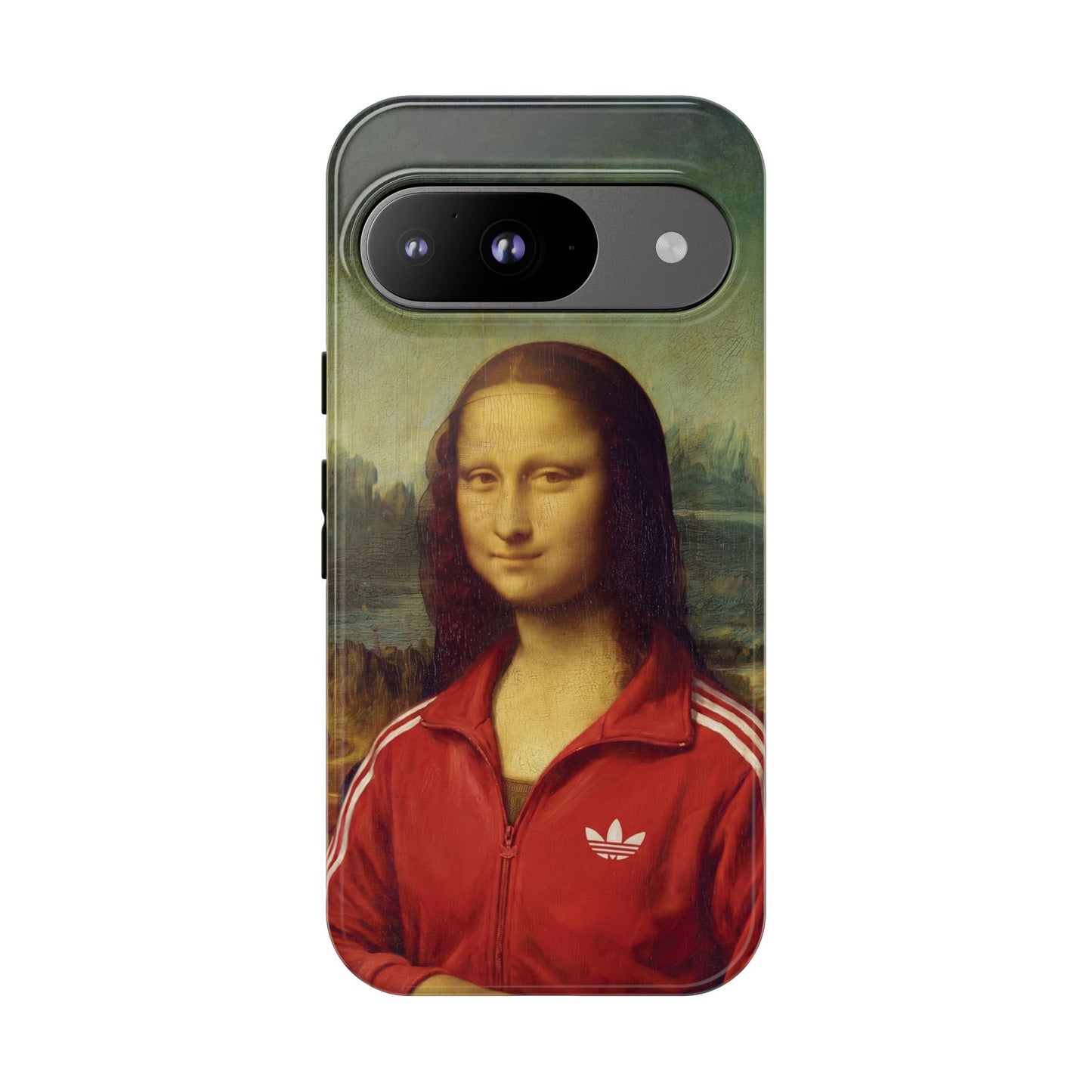 Phone Case - Three Stripe Mona Lisa Tough Protective Case