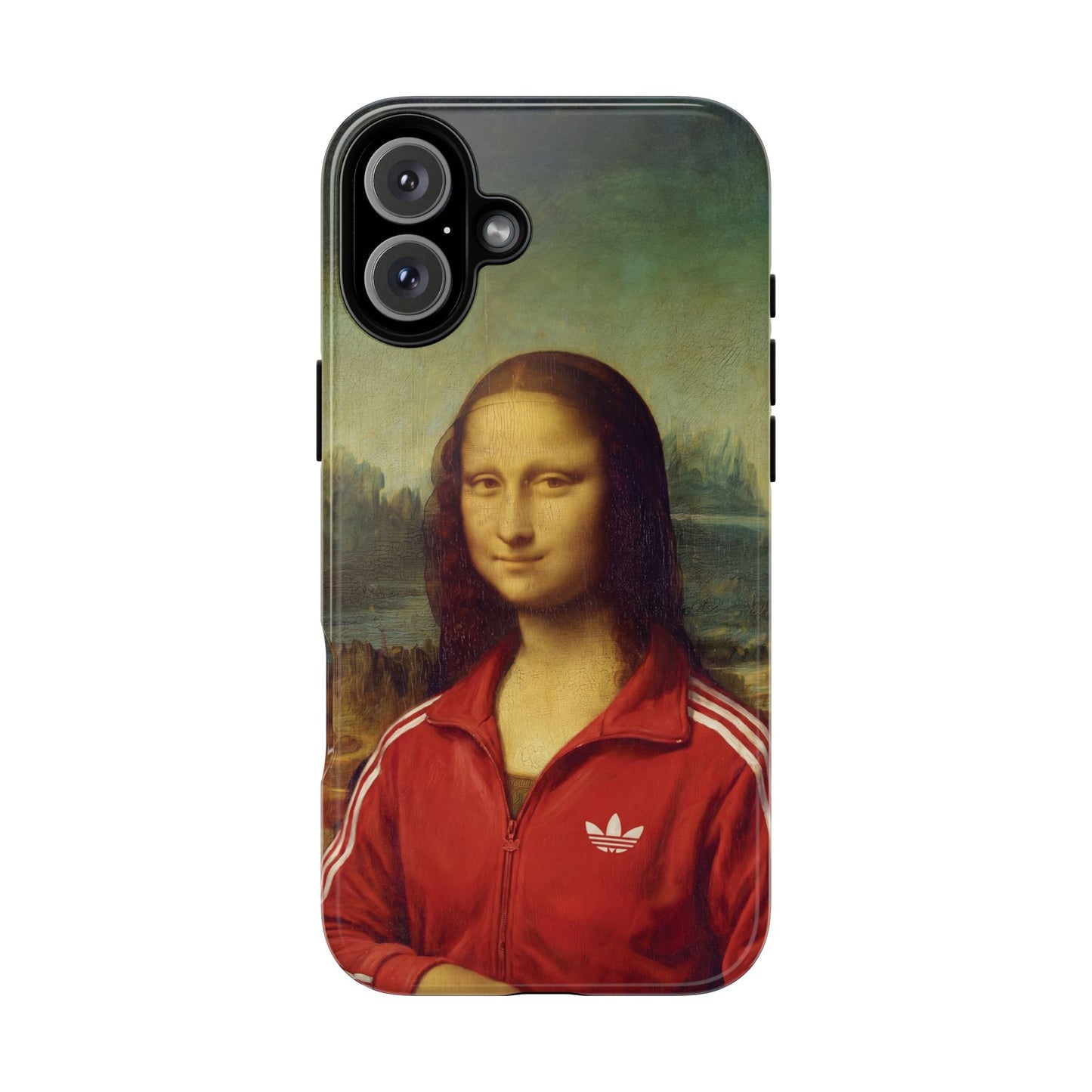 Phone Case - Three Stripe Mona Lisa Tough Protective Case