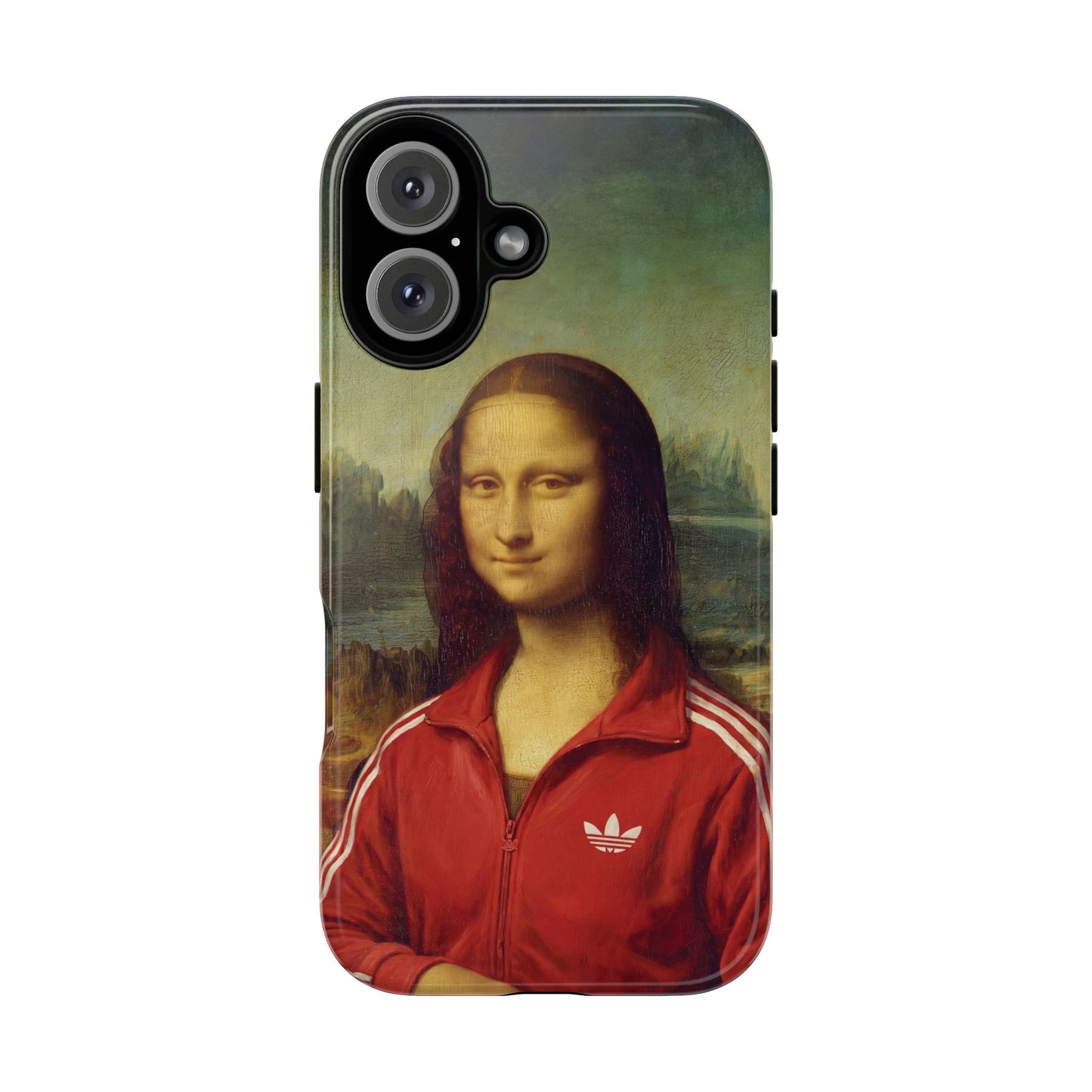 Phone Case - Three Stripe Mona Lisa Tough Protective Case