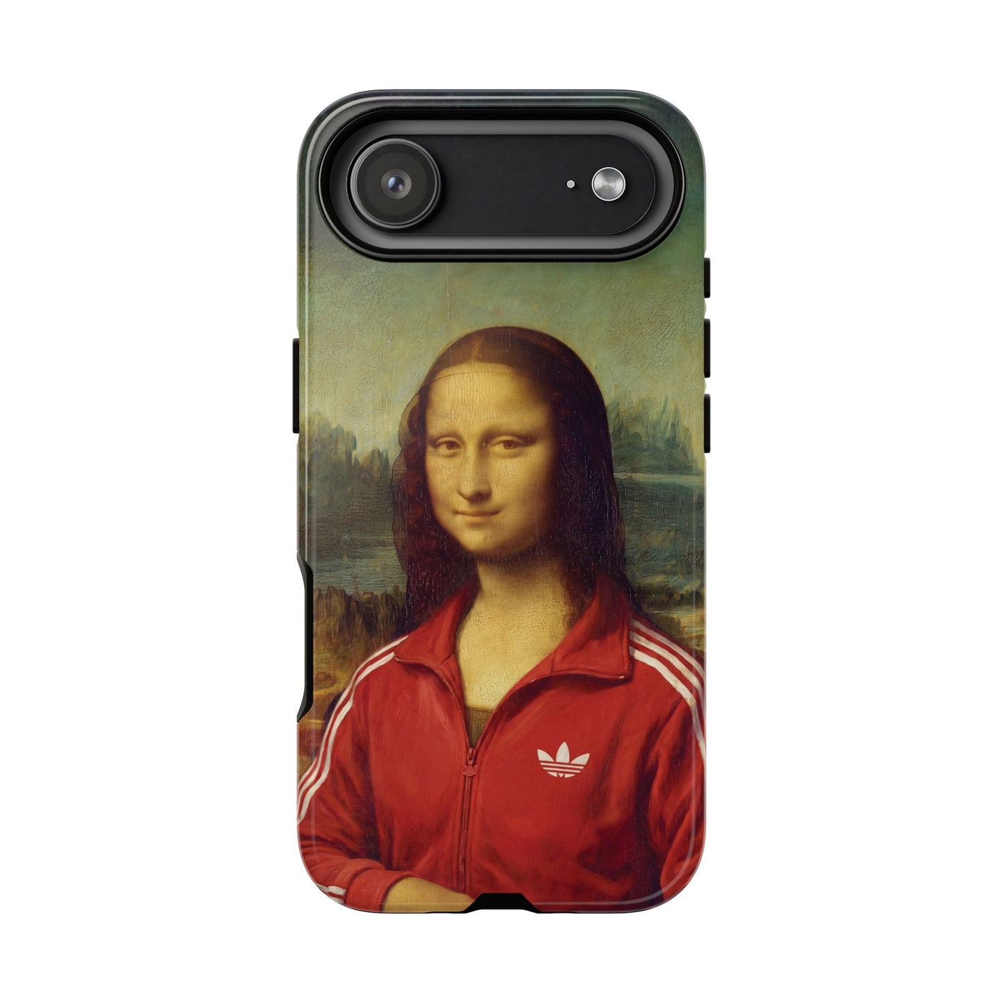 Phone Case - Three Stripe Mona Lisa Tough Protective Case