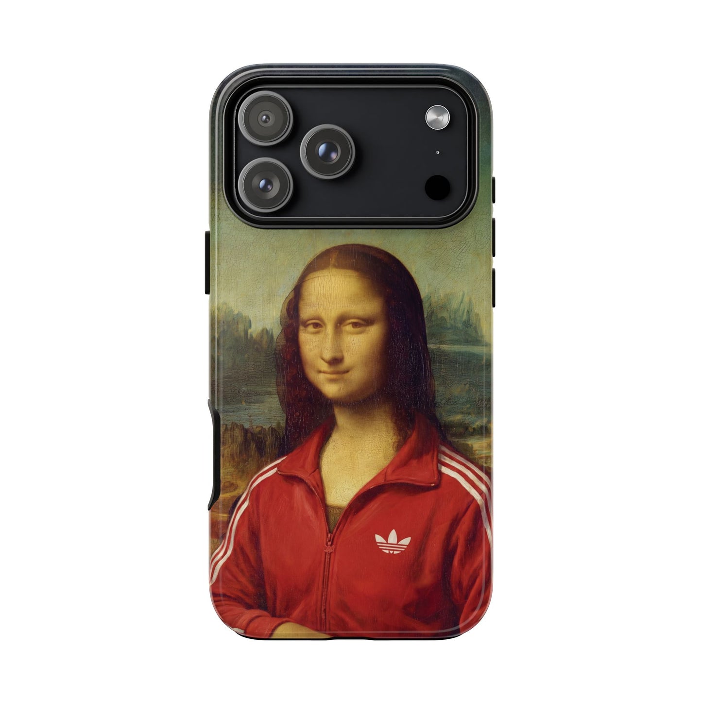 Phone Case - Three Stripe Mona Lisa Tough Protective Case