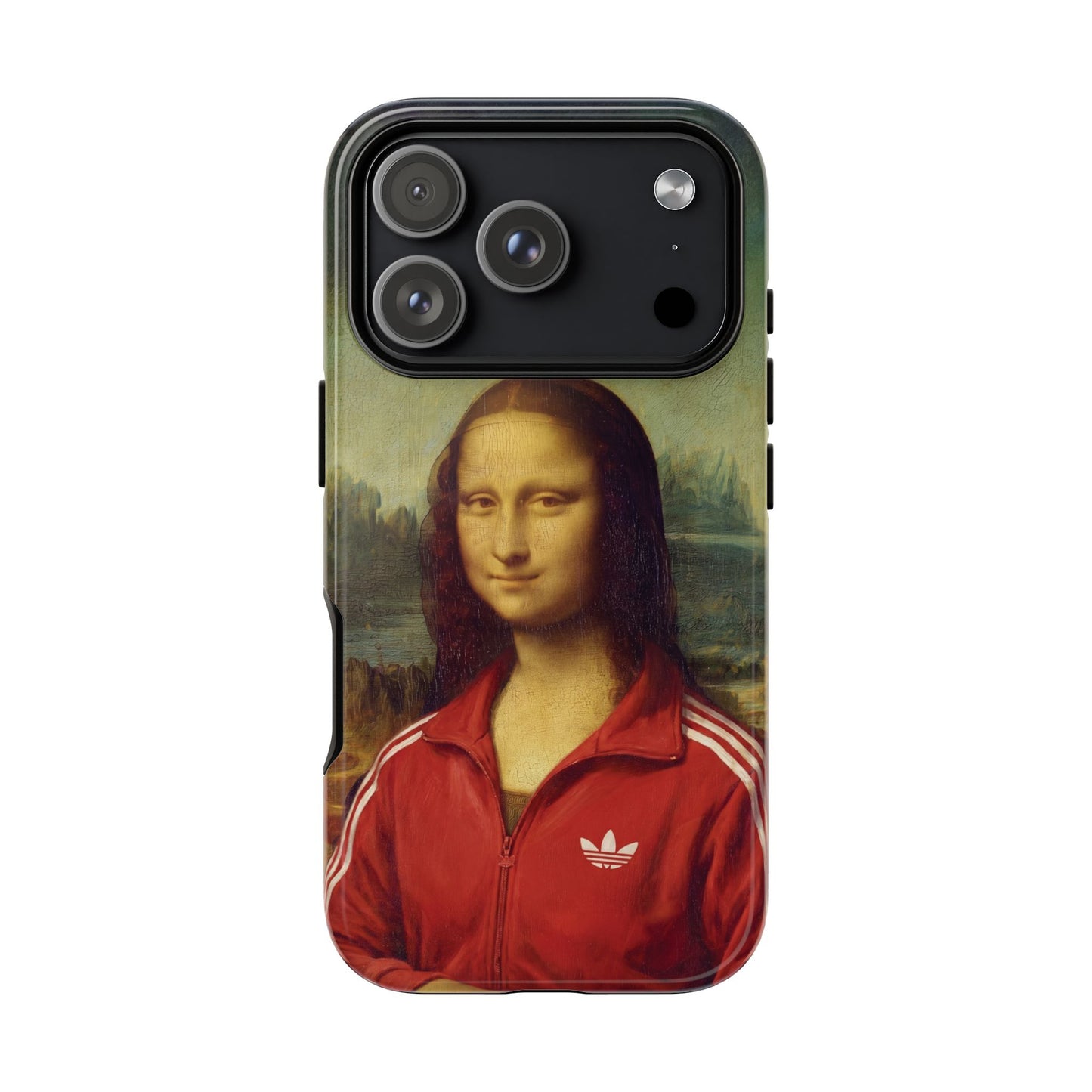 Phone Case - Three Stripe Mona Lisa Tough Protective Case