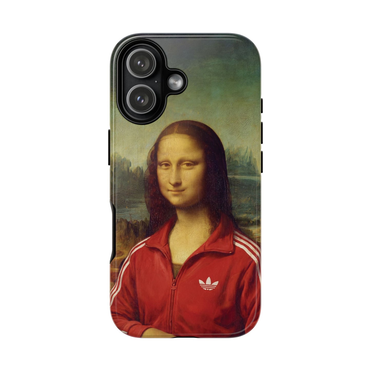 Phone Case - Three Stripe Mona Lisa Tough Protective Case