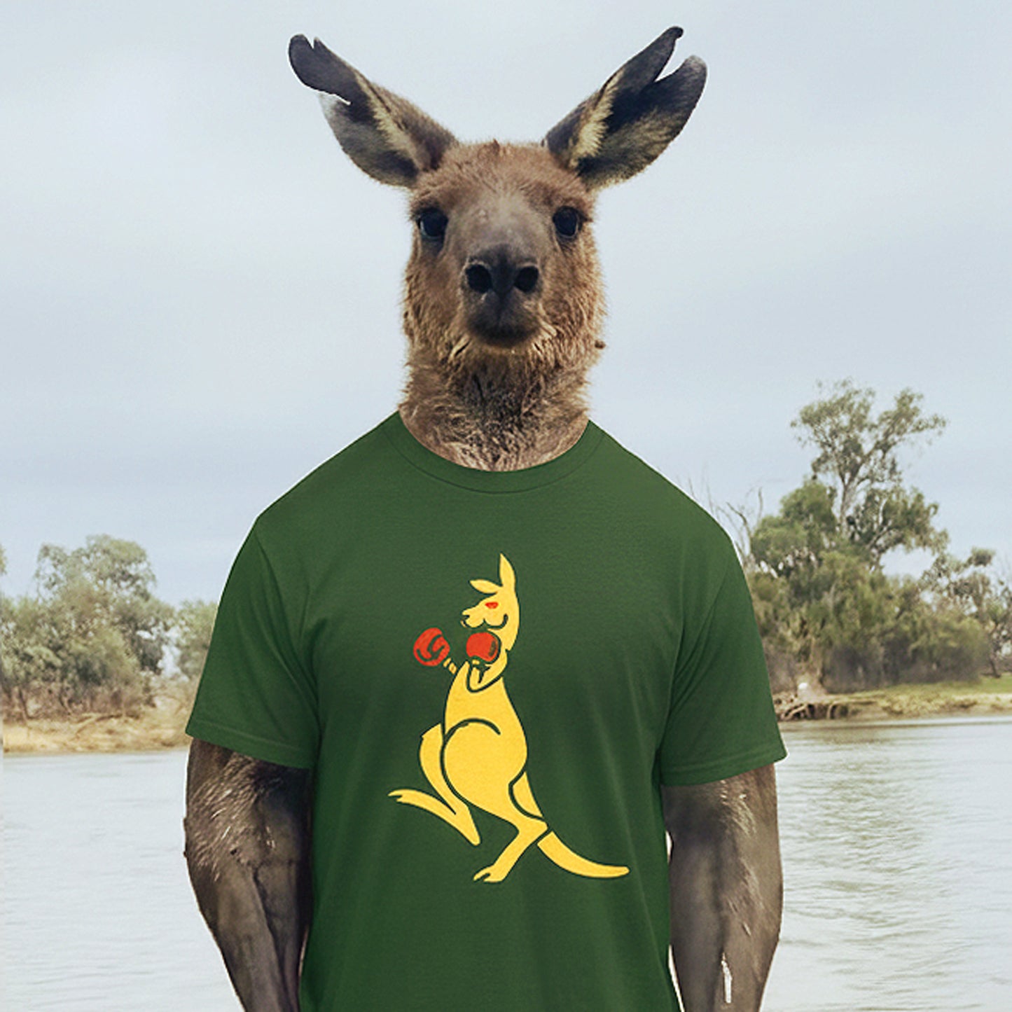 Boxing Kangaroo Unisex Tee